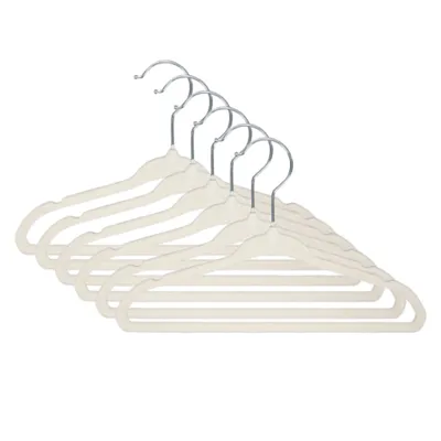 Puck Kledinghanger Antislip 6 Stuks