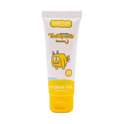 Babyton Natuurlijke Tandpasta Banaan Smaak - 50 Gram