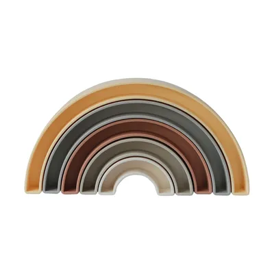 Mushie Stacker Toy Rainbow - Sol