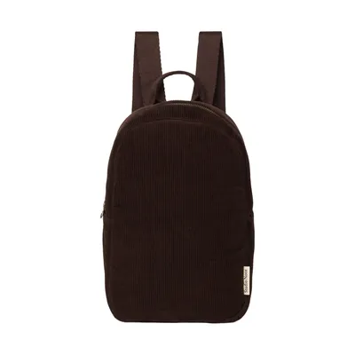 Studio Noos Rib Puffy Mini Rugzak - Dark Brown