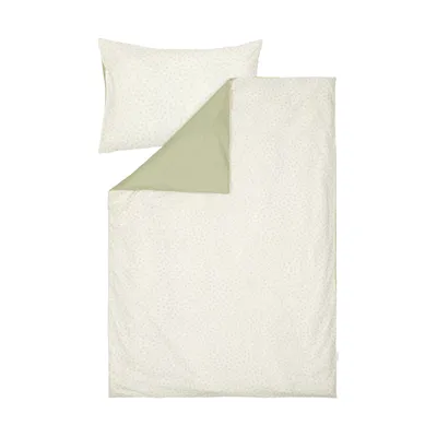 Little Dutch Dekbedovertrek Peuter - 120 x 150 cm + 50 x 60 cm - Blueberry Leaves