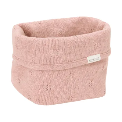 Little Dutch Pure - Commodemandje Klein - 15 x 15 x 15 cm - Gebreid - Blossom