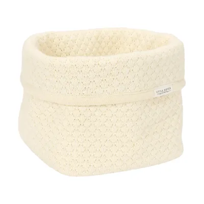 Little Dutch  Pure Commodemandje Klein - 15 x 15 x 15 cm - Gebreid - Soft White 