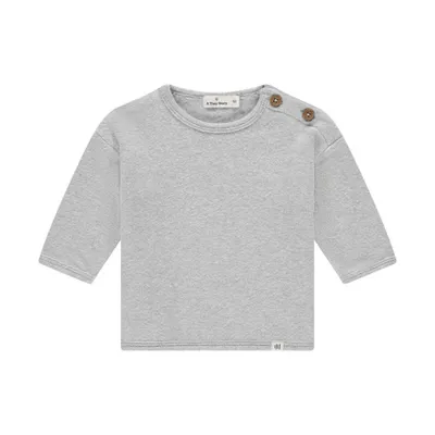 A Tiny Story Trui - Light Grey Melange