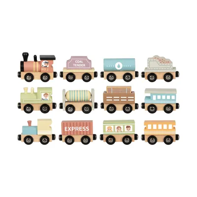 Tooky Toy Treinset - Hout