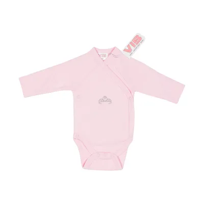VIB Romper - Je suis une petite princesse - Roze/Zilver