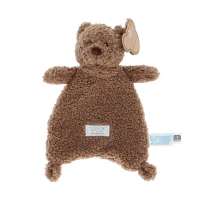 VIB Pluche Teddy Beer Knuffeldoekje - 33 cm - Bruin