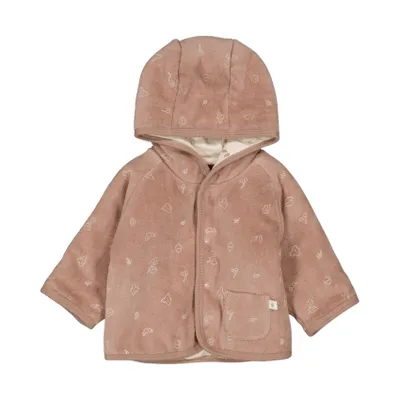 Feetje Fall Favorites Omkeerbaar Jasje Velours Met Capuchon - Hazelnoot