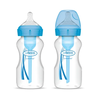 Dr. Brown's Options+ Anti-colic Brede Halsfles Duopack 270 ml