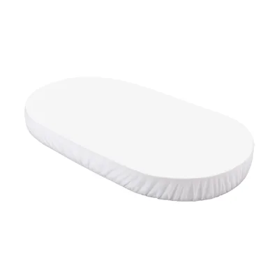 Waldin Hoeslaken Ovaal 124x73 cm Wit