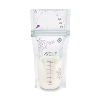Philips Avent Bewaarzakjes Moedermelk – 180 ml – 50 Stuks