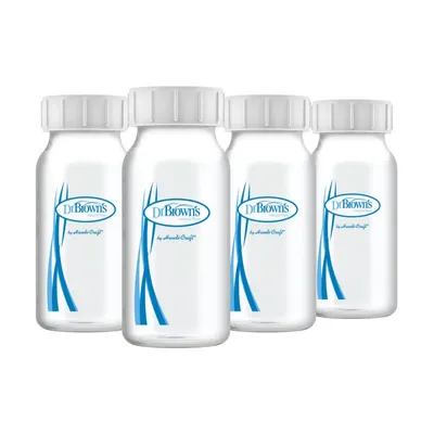 Dr. Brown's Bewaarflesje Standaard Hals Borstvoeding 120ml 4-Pack