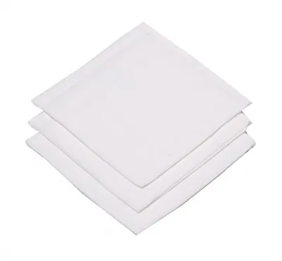 Meyco Monddoekjes - 3-Pack - 30x30cm - Hydrofiel - Uni White