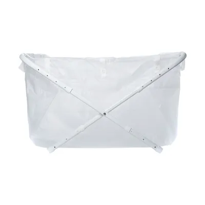 BiBaBad Opvouwbaar Badje Wit 70-90 cm