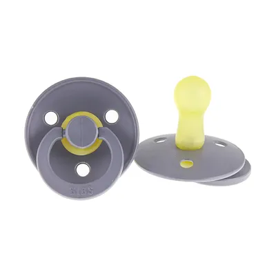 BiBs Fopspeen - Rond - 6-18 Mnd - Iron