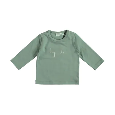 Babylook Boys Rule T-Shirt - Chinois Green