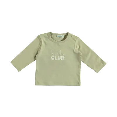 Babylook Do Nothing Club T-Shirt - Moss Gray