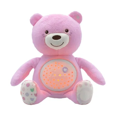 Chicco Knuffel Projector Baby Bear First Dreams Roze