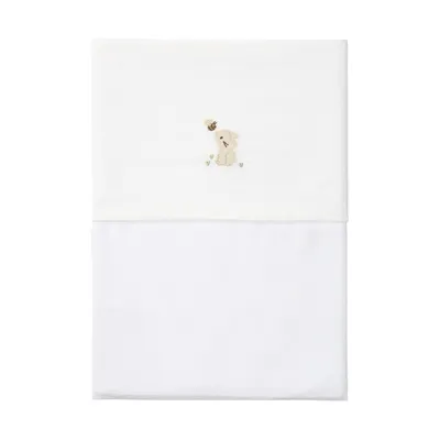 Little Dutch Baby Bunny Wieglaken Geborduurd - 70 x 100 cm