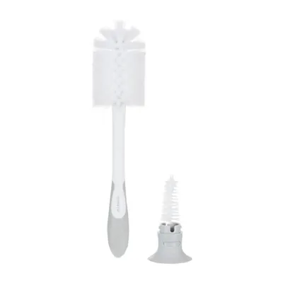 Difrax Flessenborstel 2in1 Wit/Grijs