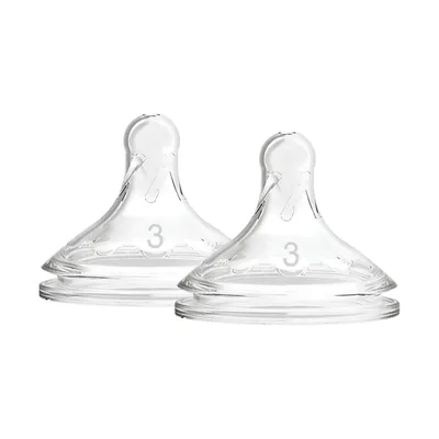 Dr. Brown's Flesspeen Brede Hals Options+ Fase 3 2-Pack