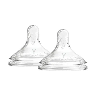 Dr. Brown's Flesspeen Brede Hals Options+ Y-Cut 2-Pack