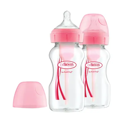 Dr. Brown's Options+ Anti-colic Brede Halsfles Duopack 270 ml