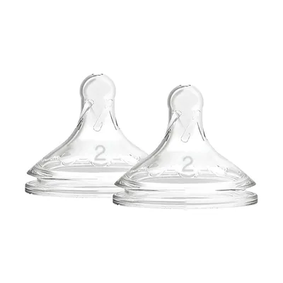 Dr. Brown's Flesspeen Brede Hals Options+ Fase 2 2-Pack