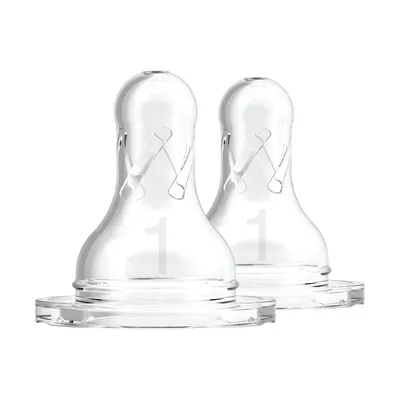 Dr. Brown's Flesspeen Standaard Hals Fase 1 2-Pack
