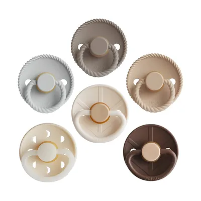 FRIGG Fopspenen - Earthy Wonder - 6-Pack - Latex 