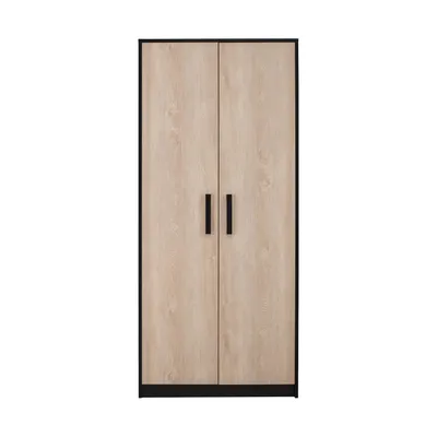 Europe Baby Nova Hanglegkast 2 Deuren - Zwart/Eiken