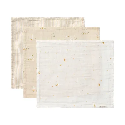 Little Dutch Little Dutch Monddoekjes - 3 Stuks - 25 x 25 cm