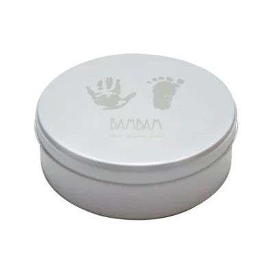BamBam Doosje Met Hand/Voet Afdruk - Silver 