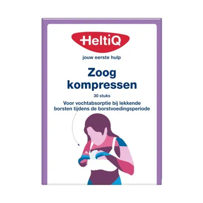 HeltiQ Zoogkompressen Voorgevormd