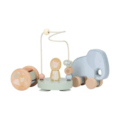 Little Dutch Safari Friends Houten Giftset