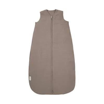 Meyco Slaapzak Gevoerd Pre-Washed - 60 cm - Hydrofiel - Dark Taupe