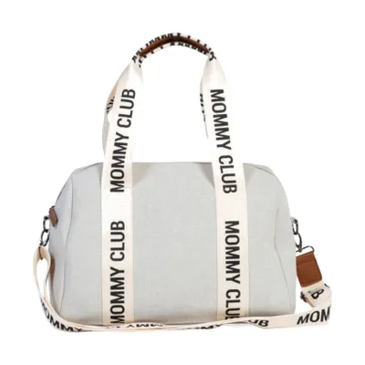 Childhome Mommy Club Verzorgingstas Signature Canvas Off White