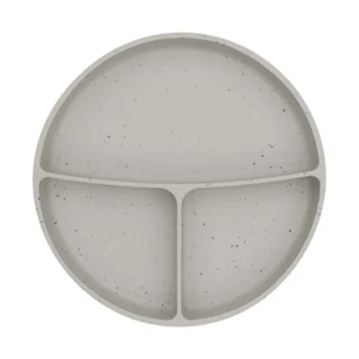 Kikkaboo Bord Met Vakken - Platina Siliconen