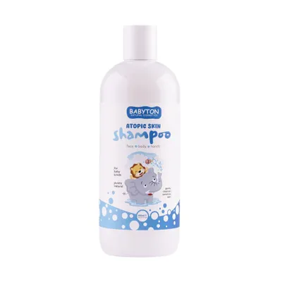 Babyton Natuurlijke Lichaam & Haar Shampoo Atopische Huid - 400ml