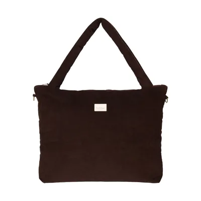 Studio Noos Rib Puffy Luiertas - Dark Brown