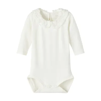 Name It Romper Tylla White Alyssum