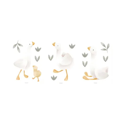 Little Dutch Muurstickers - Little Goose - 3 vellen