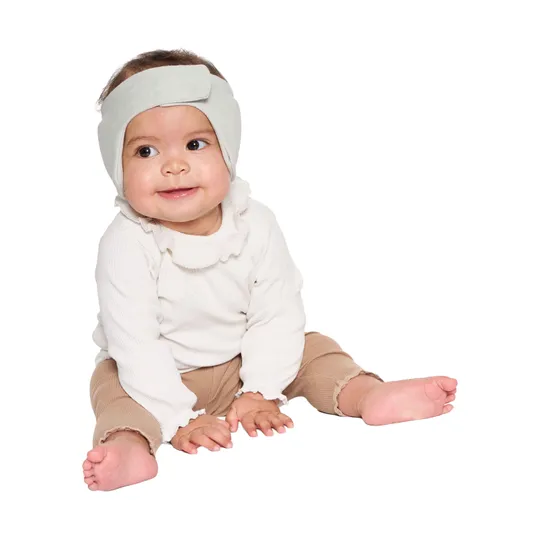Dooky Baby Oorbescherming Hoofdband - 0–6 mnd – Grijs