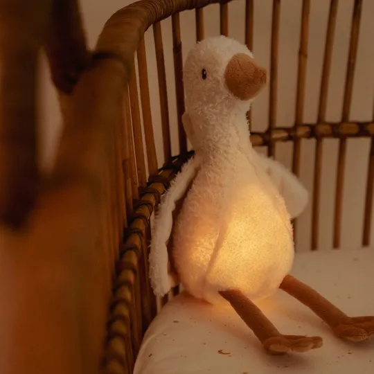 Little Dutch Newborn Knuffelgans Licht & Geluid