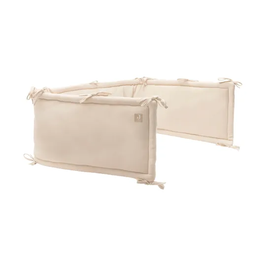 Jollein Boxbumper - Little Waffle - 180x30 cm - Sand