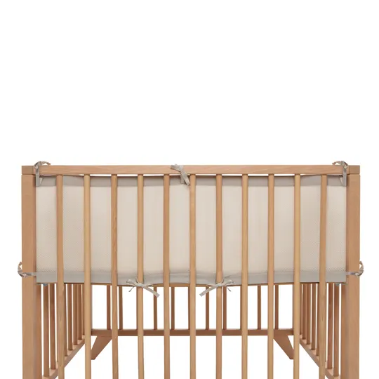 Jollein Boxbumper - Mesh - 220x30 cm - Sand