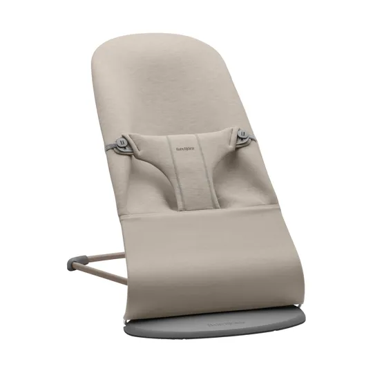 BabyBjörn Wipstoeltje Bliss – 3D Jersey – Zandgrijs