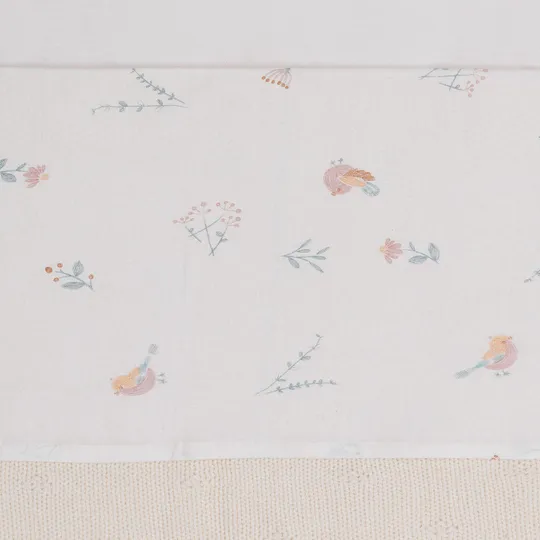 Jollein Lovely Birds Wieglaken - 75 x 100 cm