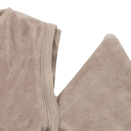 Jollein Baby Slaapzak met Afritsbare Mouw 60 cm Velvet - Milky Coffee