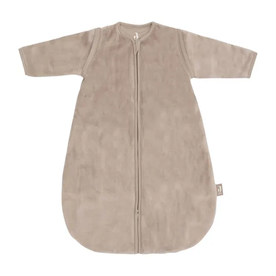 Jollein Baby Slaapzak met Afritsbare Mouw 60 cm Velvet - Milky Coffee